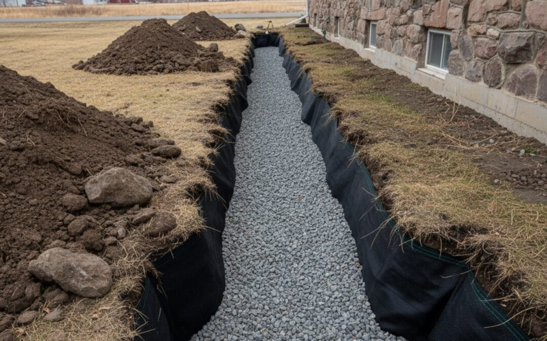 How Much Does a French Drain Cost? A Montana Homeowner’s Guide